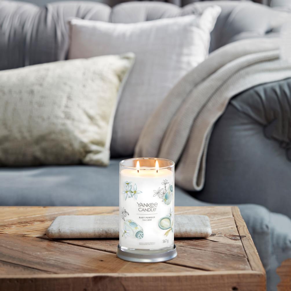 Yankee Candle Baby Powder Large Tumbler Jar Extra Image 2